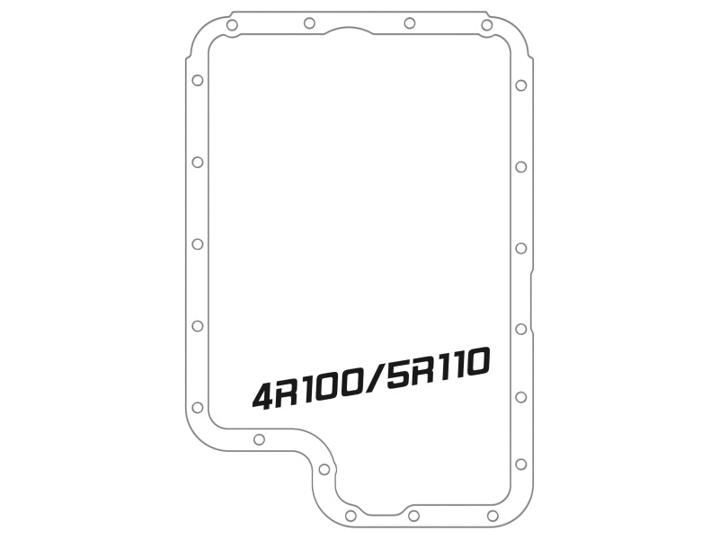 afe Transmission Pan (noir); Camions diesel Ford 03-10 V8-6.0/6.4L (td)