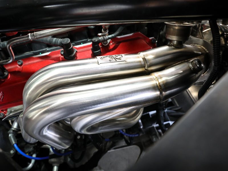 aFe Twisted 304SS Header 2020 Chevy Corvette (C8) 6.2L V8 - Revêtement en céramique de titane