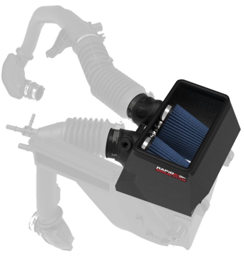 Système d'admission d'air froid aFe Rapid Induction avec filtre Pro 5R pour Ford Edge V6 2.7L (tt) 19-20