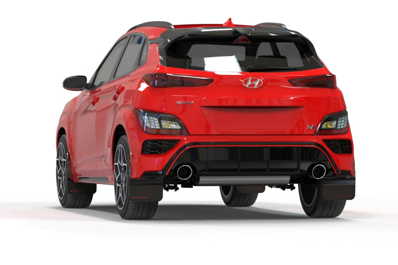 Rally Armor 2022 Hyundai Kona N Garde-boue noir UR avec logo rouge