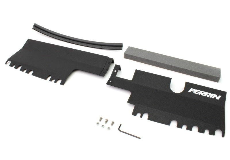 PERRIN 15-21 Subaru WRX/STI Cache-radiateur (sans écope d'admission d'origine) - Noir