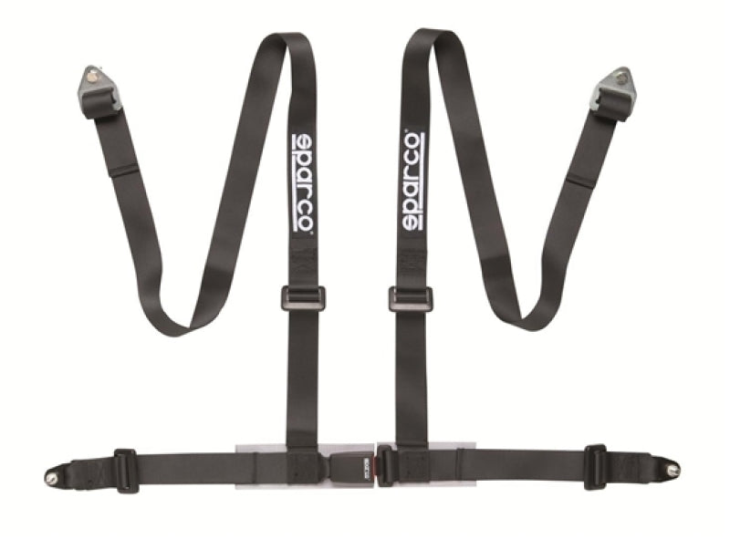 Ceinture Sparco 2 pouces noire 4 points à boulonner