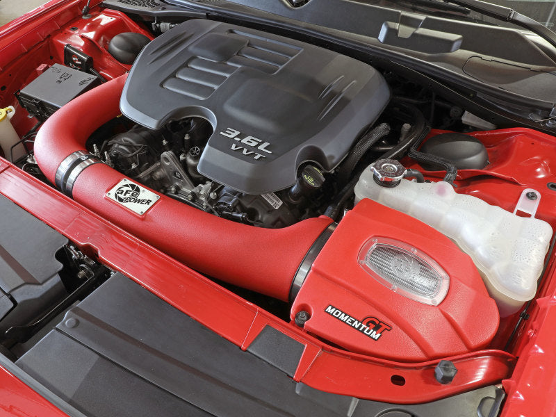 Système d'admission aFe Momentum GT Dry S Stage-2 11-15 Dodge Challenger/Charger V6-3.6L (Rouge)