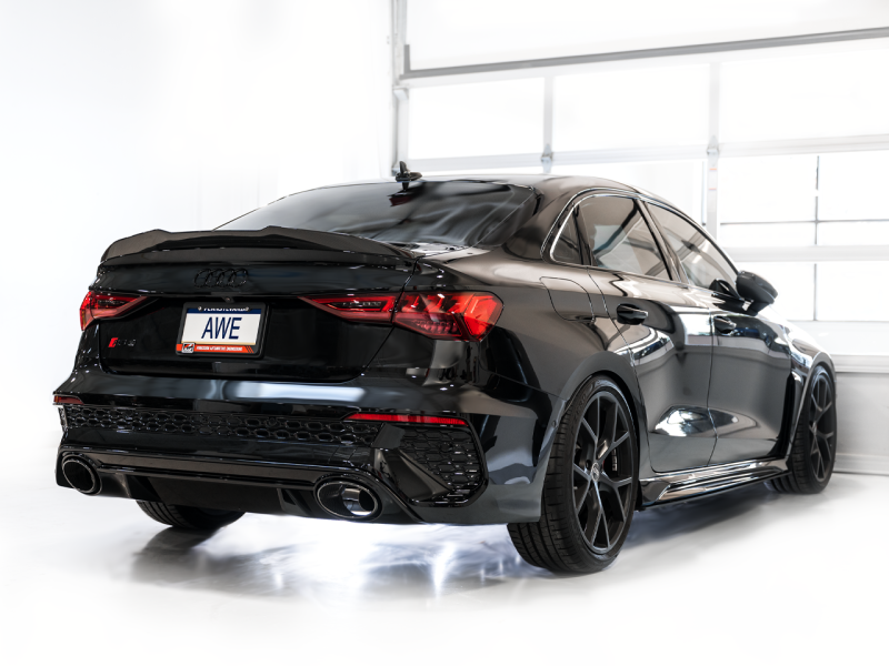 Système d'échappement Cat-Back Track Edition AWE Tuning Audi 22-23 8Y RS3 - Sans embouts