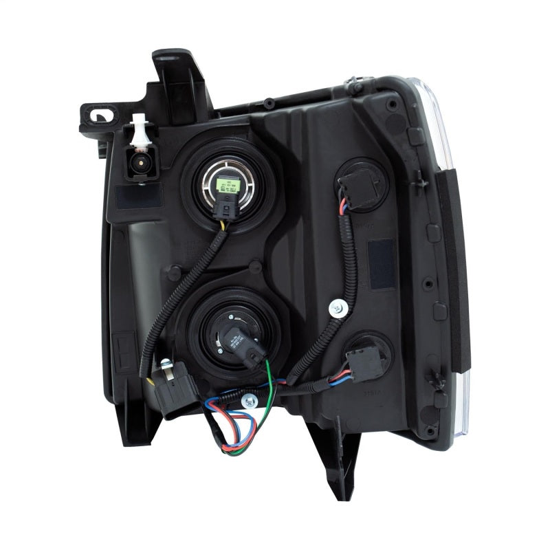 ANZO 2007-2013 Chevrolet Silverado Cristal Phares Noir