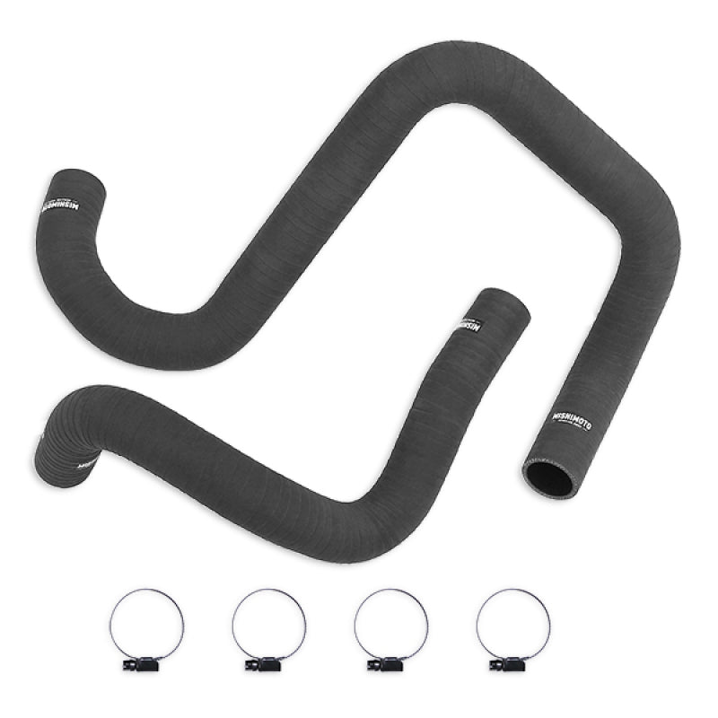 Mishimoto Kit de durites en silicone noir mat 6 cylindres pour Jeep Wrangler 2012 et plus