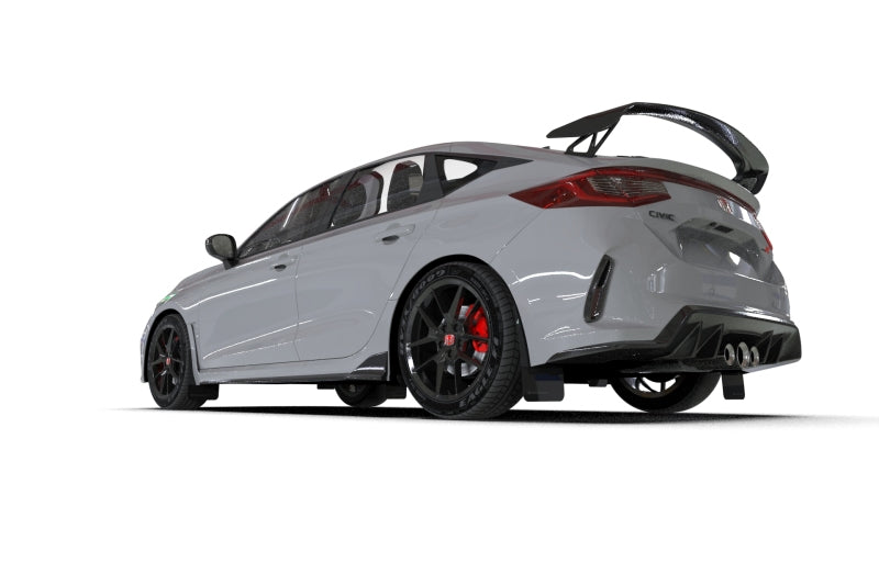 Rally Armor 23-26 Honda Civic Type R Bavettes Noires Logo Bleu Clair