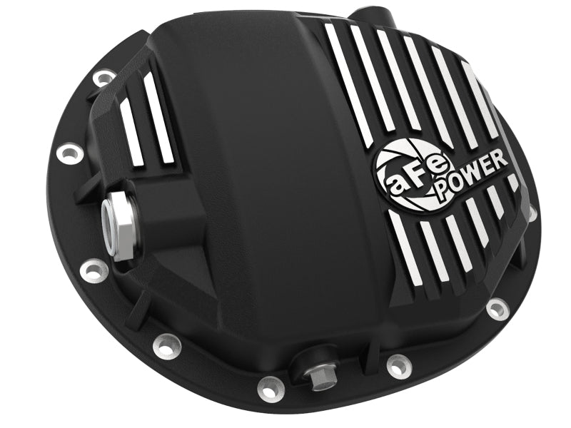 aFe Power Pro Series AAM 9.5/9.76 Couvercle de différentiel arrière noir avec ailerons Mach 14-19 GM Silverado/Sierra 1500
