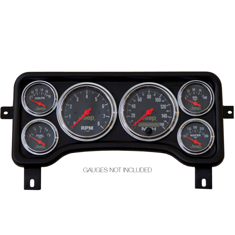 Automètre Jeep TJ/XJ Direct Fit Dash Panel 6 Gauge 3 3/8in x2 / 2 1/16in x4
