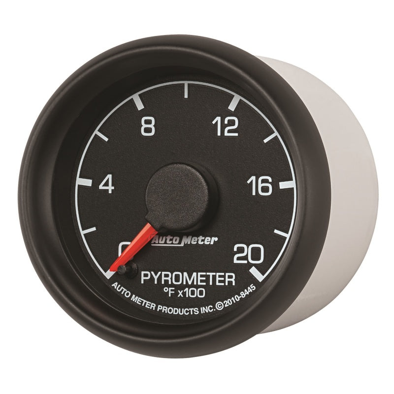Autometer Factory Match Ford 52,4 mm Balayage complet Électronique 0-2000 Deg F EGT/Pyromètre Jauge