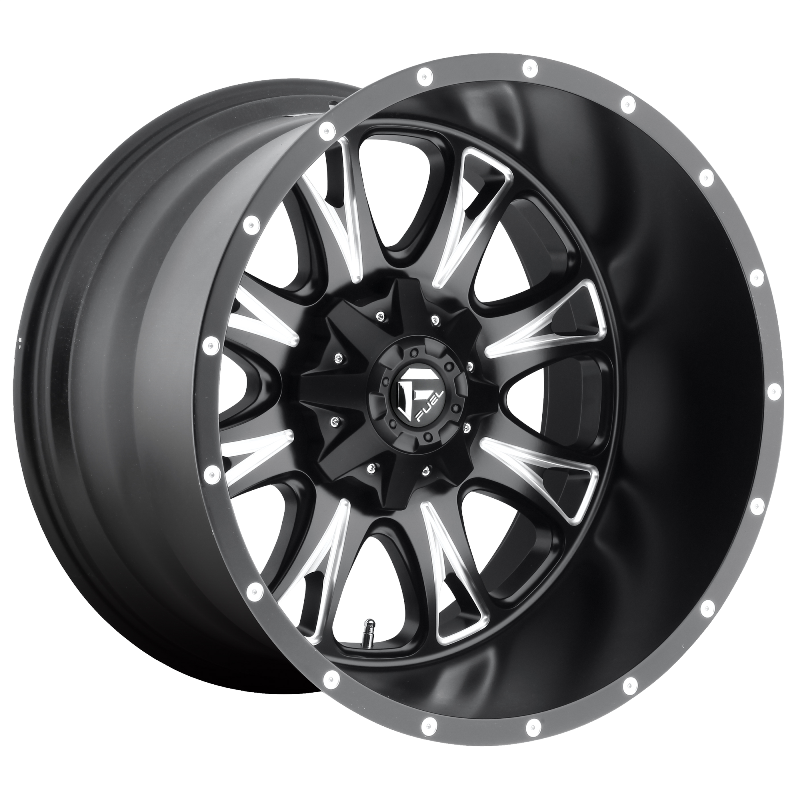 FUEL Off-Road D513 THROTTLE MATTE BLACK MILLED