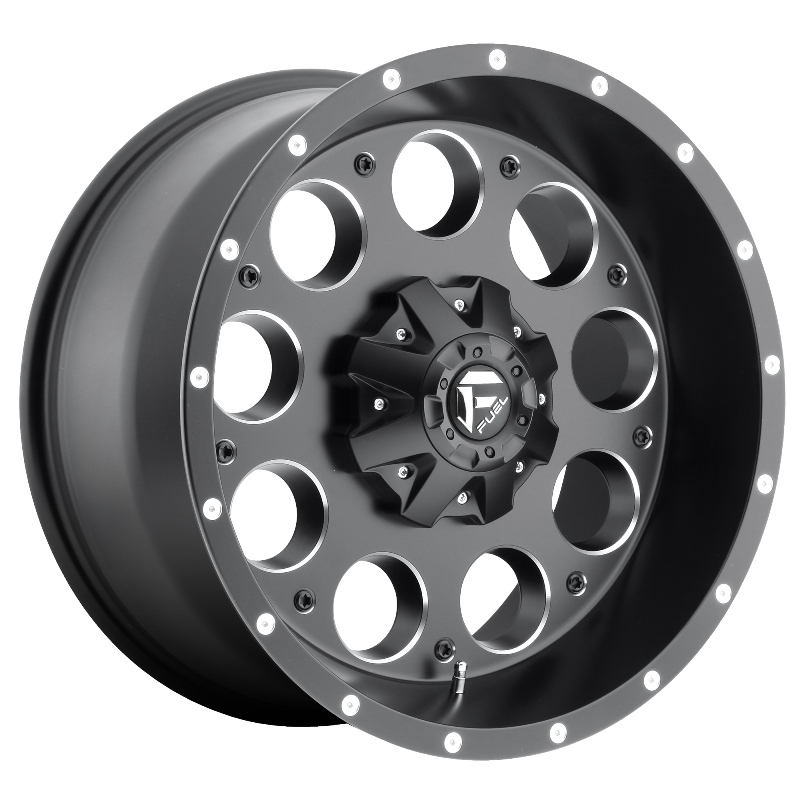 FUEL Off-Road D525 REVOLVER MATTE BLACK MILLED