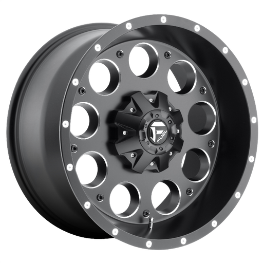 FUEL Off-Road D525 REVOLVER MATTE BLACK MILLED