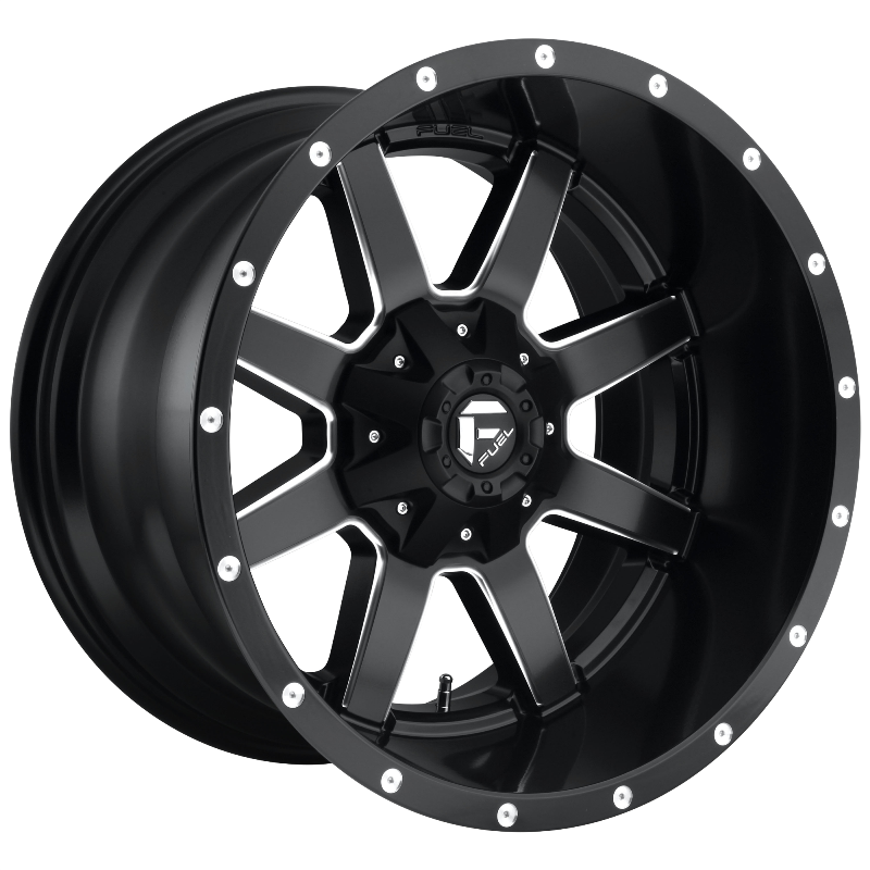 FUEL Off-Road D538 MAVERICK MATTE BLACK MILLED
