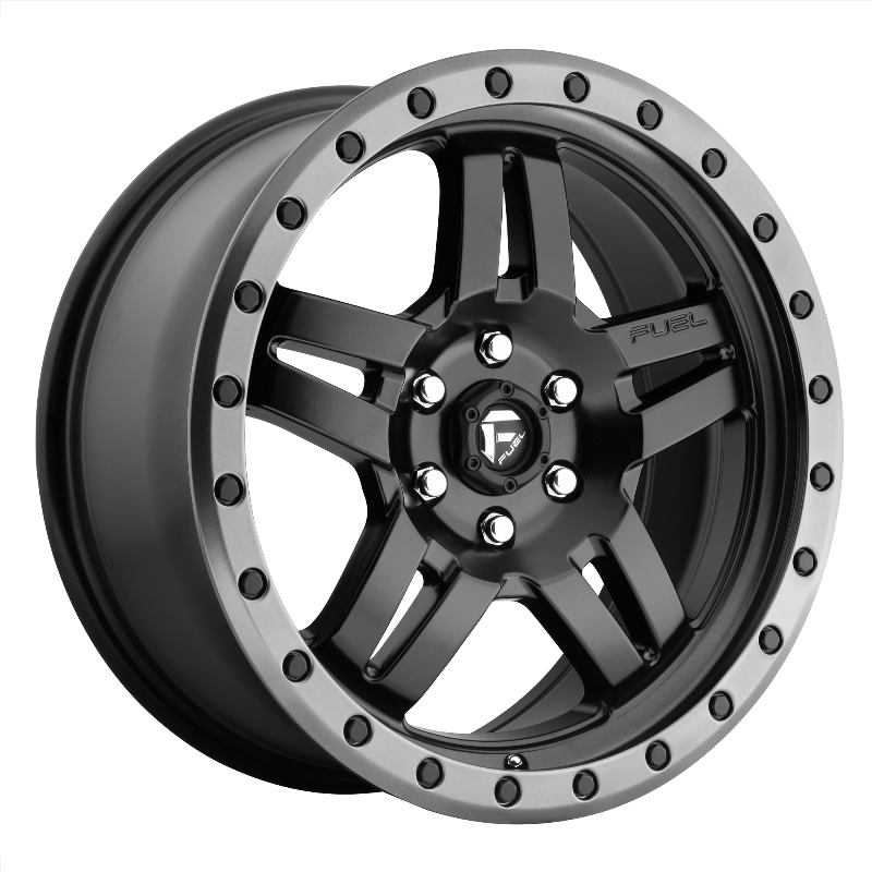 FUEL Off-Road D557 ANZA MATTE BLACK GUN METAL RING