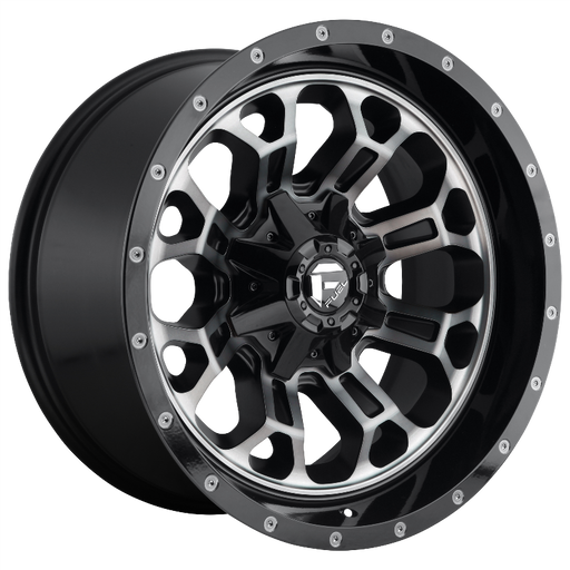 FUEL Off-Road D561 CRUSH GLOSS MACHINED DOUBLE DARK TINT
