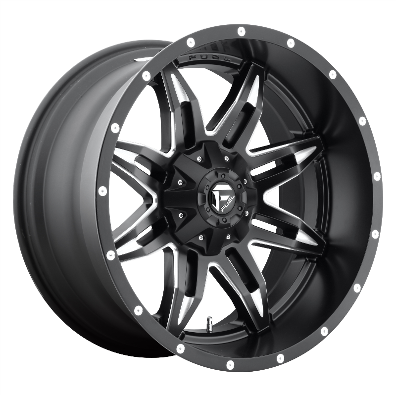 FUEL Off-Road D567 LETHAL MATTE BLACK MILLED