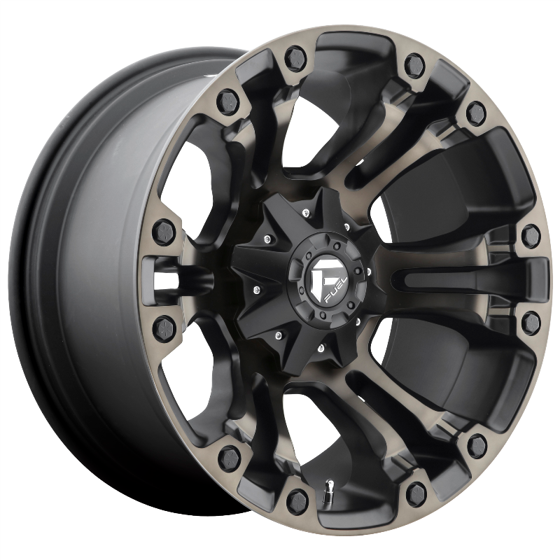 FUEL Off-Road D569 VAPOR MATTE BLACK DOUBLE DARK TINT