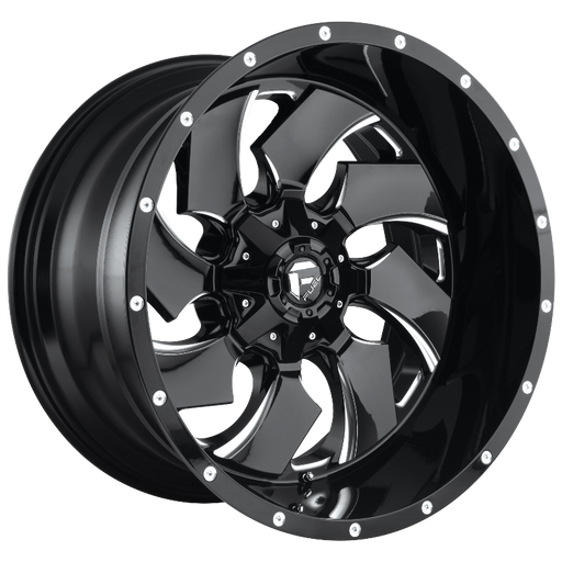 FUEL Off-Road D574 CLEAVER GLOSS BLACK MILLED