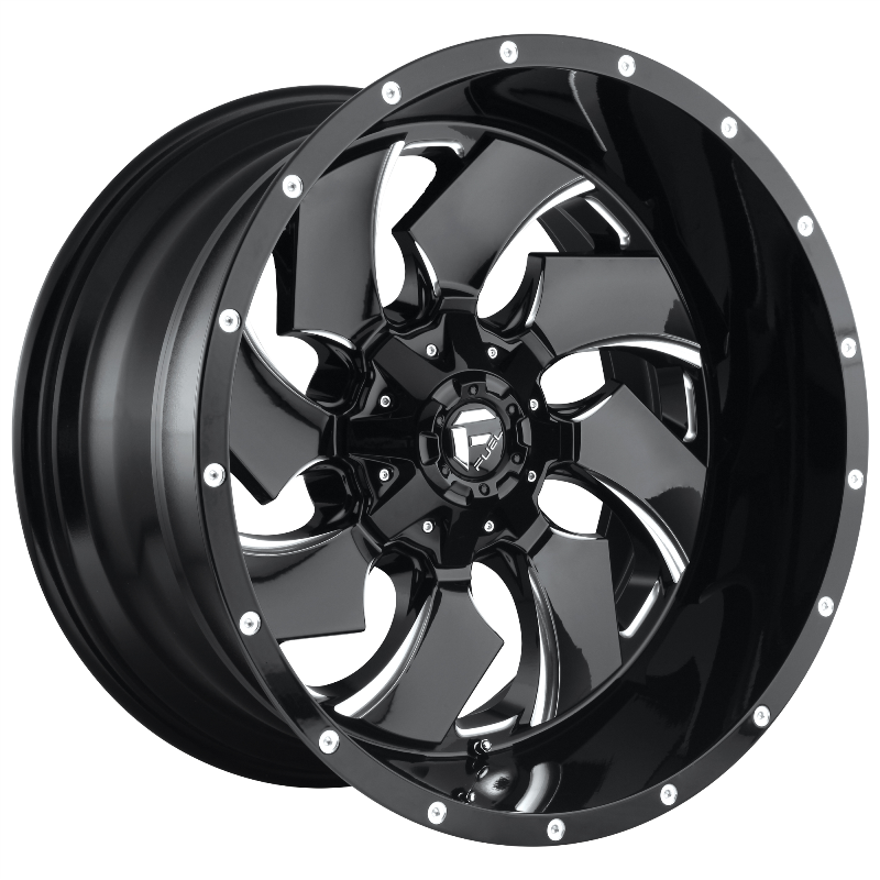 FUEL Off-Road D574 CLEAVER GLOSS BLACK MILLED