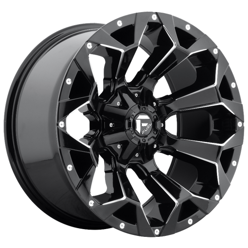 FUEL Off-Road D576 ASSAULT GLOSS BLACK MILLED