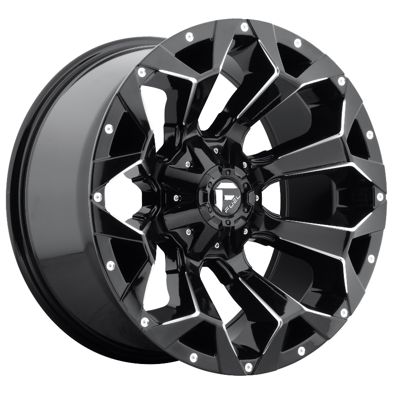 FUEL Off-Road D576 ASSAULT GLOSS BLACK MILLED