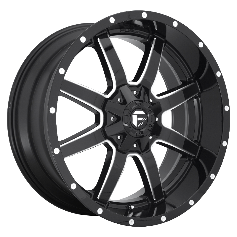FUEL Off-Road D610 MAVERICK GLOSS BLACK MILLED