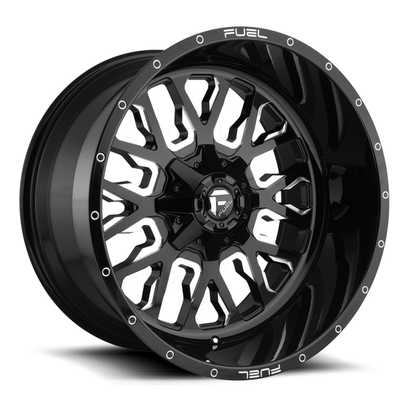 FUEL Off-Road D611 STROKE GLOSS BLACK MILLED