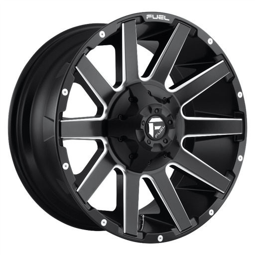 FUEL Off-Road D616 CONTRA MATTE BLACK MILLED