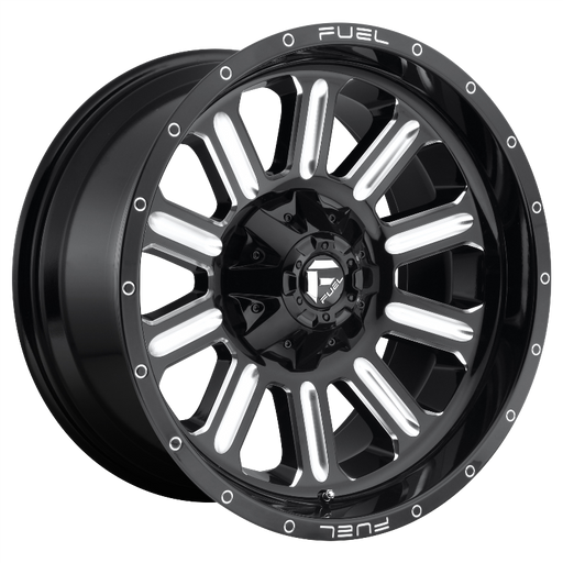 FUEL Off-Road D620 HARDLINE GLOSS BLACK MILLED