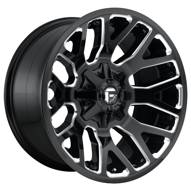 FUEL Off-Road D623 WARRIOR GLOSS BLACK MILLED