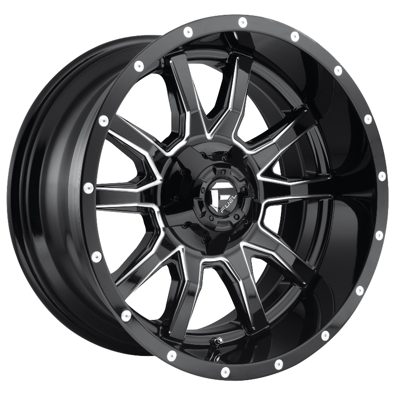 FUEL Off-Road D627 VANDAL GLOSS BLACK MILLED