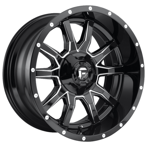 FUEL Off-Road D627 VANDAL GLOSS BLACK MILLED