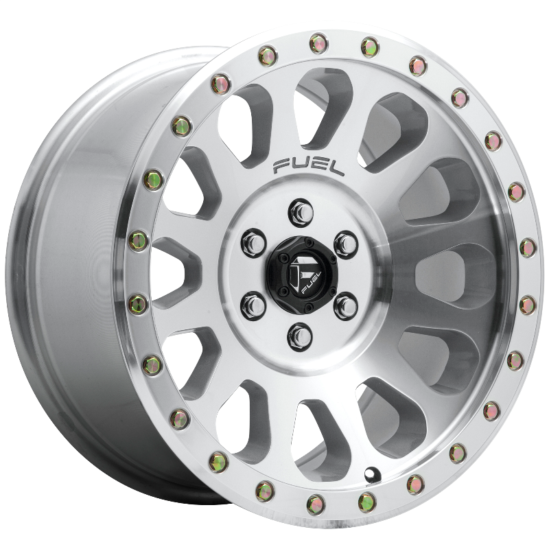FUEL Off-Road D647 VECTOR DIAMOND CUT MACHINED WITH CLEAR COAT WITH