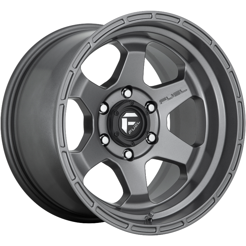 FUEL Off-Road D665 SHOK MATTE GUN METAL
