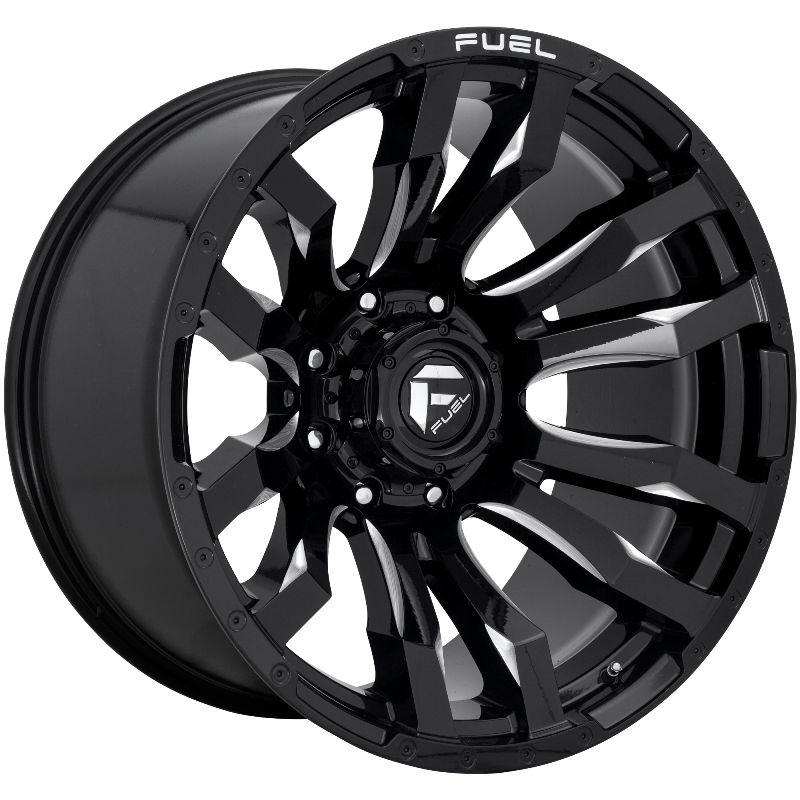 FUEL Off-Road D673 BLITZ GLOSS BLACK MILLED