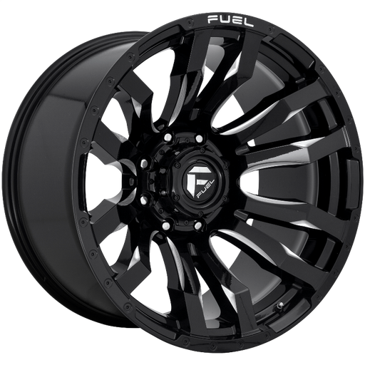 FUEL Off-Road D673 BLITZ GLOSS BLACK MILLED
