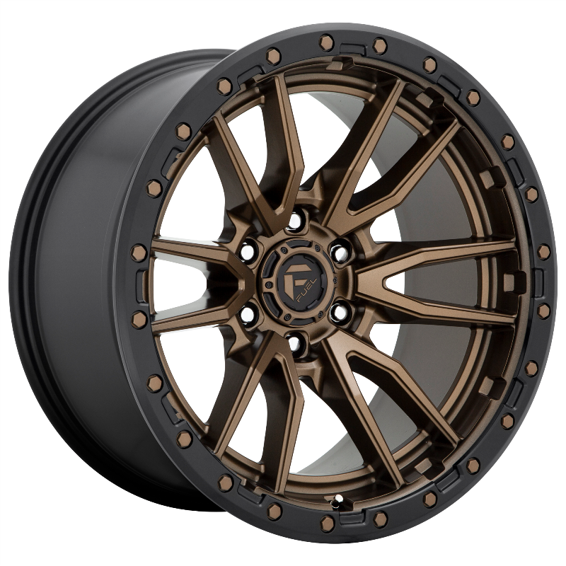 FUEL Off-Road D681 REBEL MATTE BRONZE BLACK BEAD RING