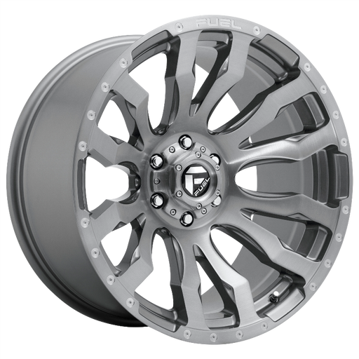 FUEL Off-Road D693 BLITZ BRUSHED GUN METAL TINTED CLEAR