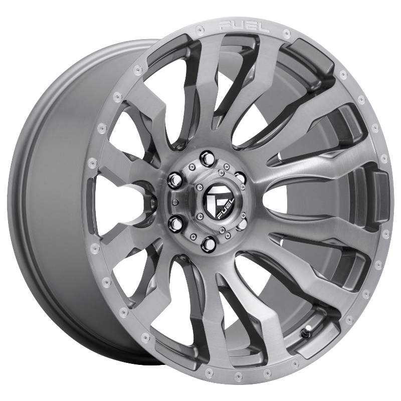 FUEL Off-Road D693 BLITZ BRUSHED GUN METAL TINTED CLEAR