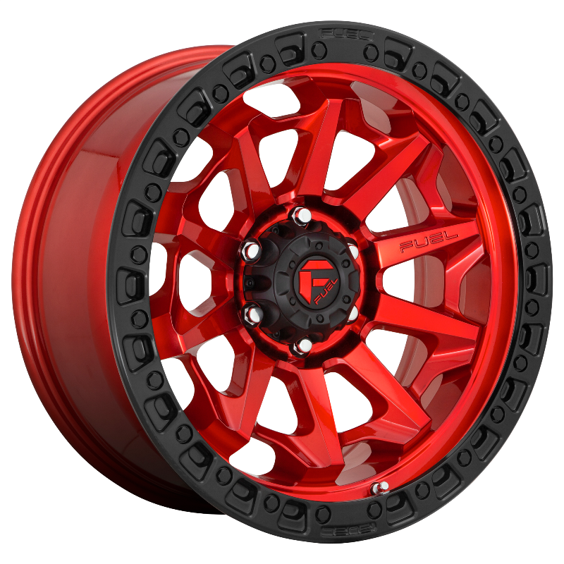 FUEL Off-Road D695 COVERT CANDY RED BLACK BEAD RING