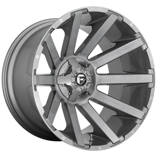 FUEL Off-Road D714 CONTRA PLATINUM BRUSHED GUN METAL TINTED CLEAR