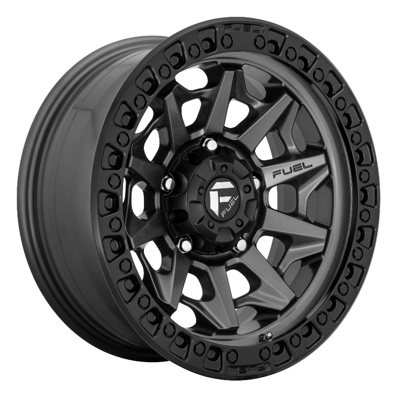 FUEL Off-Road D716 COVERT Matte Gun Metal Black Bead Ring