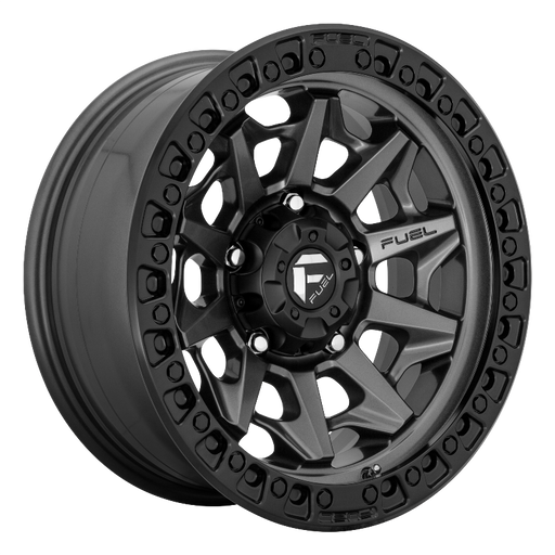 FUEL Off-Road D716 COVERT Matte Gun Metal Black Bead Ring