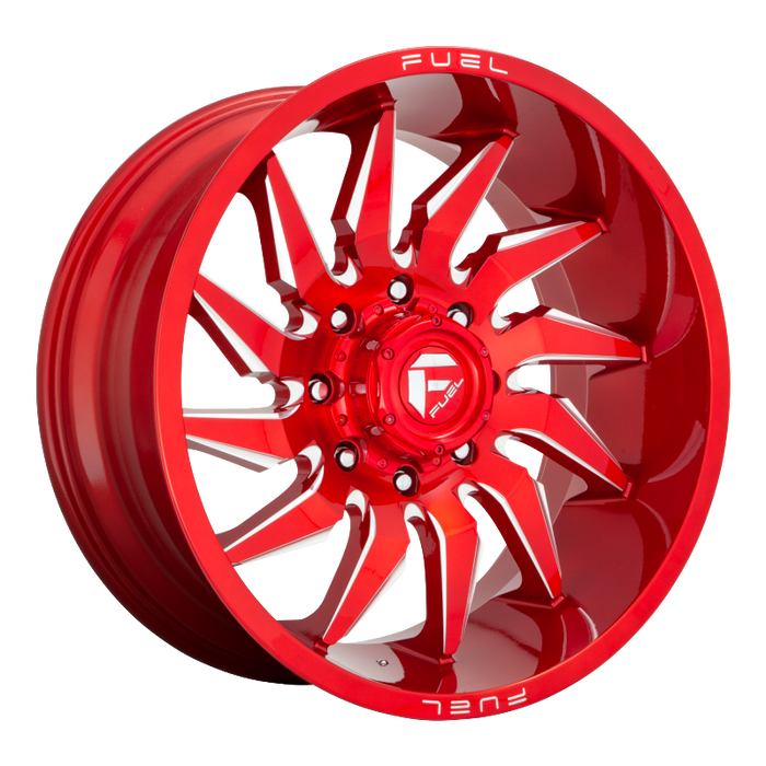 FUEL Off-Road D745 SABER Candy Red Milled