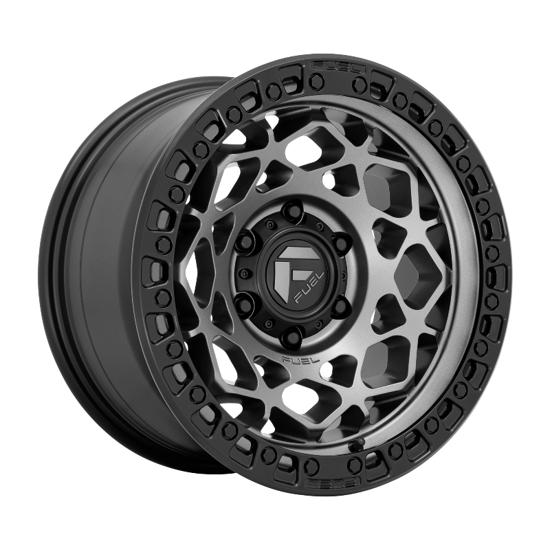 FUEL Off-Road D784 UNIT Gunmetal With Matte Black Ring