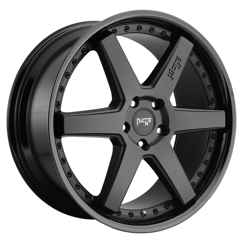 Niche M192 ALTAIR 22X10 6X139.7 ET25 78.1 Gloss Black Matte Black