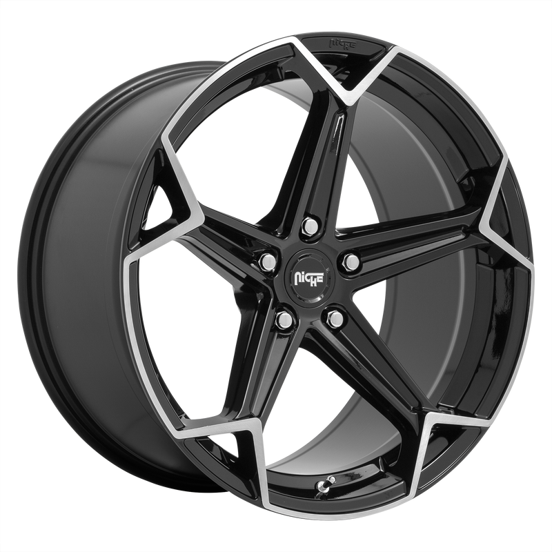 Niche N259 ARROW 20X10.5 5X112 ET27 66.56 Gloss Black Brushed