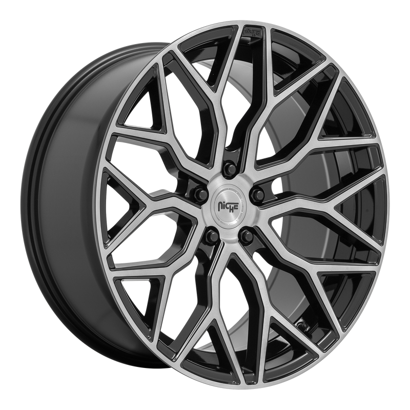 Niche M262 MAZZANTI 20X9 5X120 ET35 72.56 Gloss Black Brushed Face