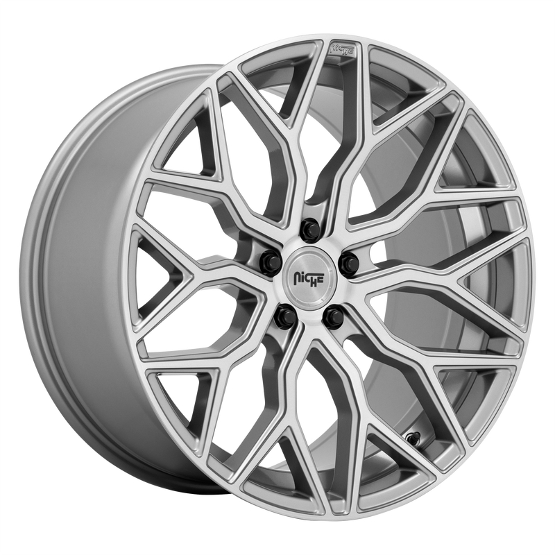 Niche M265 MAZZANTI 20X10.5 5X120 ET35 72.56 Anthracite Brossé Teinté Clair